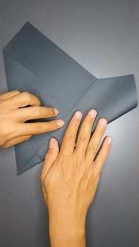 A paper airplane that goes far