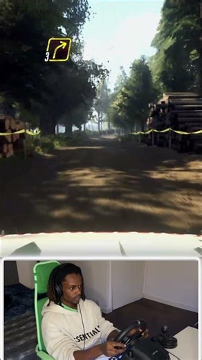 POV: Racing a Ford Focus RS Flat Out | Dirt Rally 2.0 | Logitech G920 Gameplay #rally #gaming #short