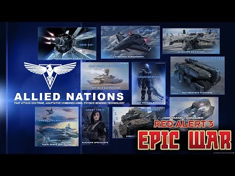Red Alert 3 Epic War Mod | Complete Allied Campaign | (Hard)