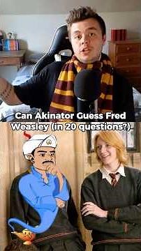 Can Akinator Guess Fred Weasley in 20 Questions? 🤔⚡