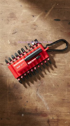 22pcs Industrial Phillips/ Slotted/ Pozi/Torx Screwdriver Bit Set with Portable Rubber Sleeve Case, S2 Alloy Steel Anti-Slip Impact-Resistant Magnetic Ultra-High Torque Bit, 1/4