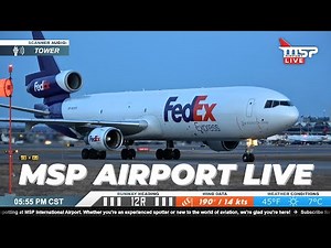 🔴 LIVE Plane Spotting ✈ Minneapolis–St. Paul Airport ✈ 2/24/2024