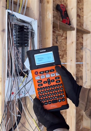 Brother Industrial Label Maker for Electricians