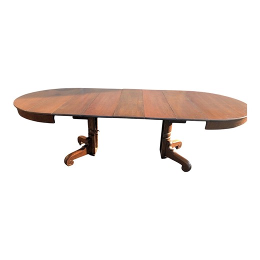 RARE 8-foot Antique Tiger Oak Dining Table | 1899 Watertown Split-pedestal | Museum-grade Original Patina | 96" Expanding Quarter-sawn Oak M - Etsy