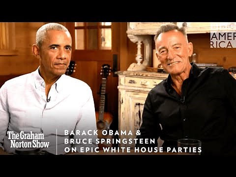 Barack Obama & Bruce Springsteen Share Epic White House Parties 🎉 Graham Norton | BBC America