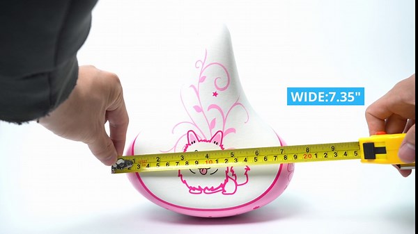 YLG Kids Bike Seat for Girls, Bike Seat Padded Memory Foam for Toddler, Breathable & Extra Soft Memory Foam Child Bicycle Saddle