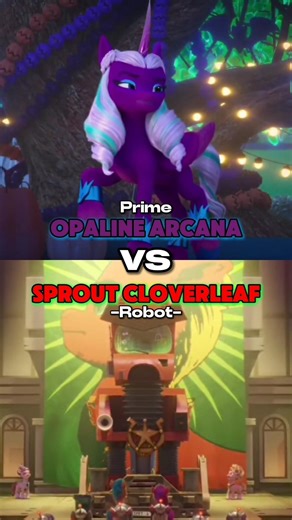 Opaline Arcana vs Sprout (Robot) #edit #mlp #ponytown #mlpgen4 #editbattle #jsbattle