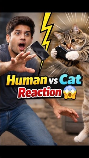 Human vs Cat Reaction Speed 😱 #shorts #facts