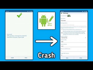 Fix Apk Editor crash after clicking on Install