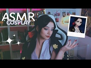 ASMR con COSPLAY 💜 NICO ROBIN de One Piece 💜