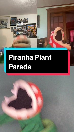 #duet with @The Lil Ant Boi G Everyone enjoying Super Mario Wonder? #puppets #puppetry #supermariowonder #supermario #mario #mariobros #piranhaplantpuppet #piranhaplantparade #piranhaplants #piranhaplant #supermariobroswonder #puppeteer