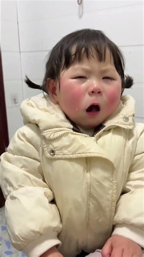 The baby insisted on being carried to the bathroom, and then...
