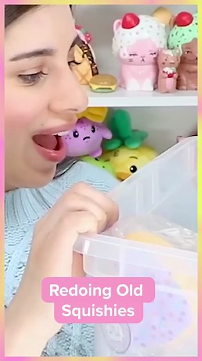 Redoing Old Squishies! #makeover2023 #art #painting