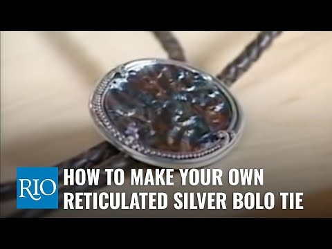 How to Make Your Own Reticulated Silver Bolo Tie