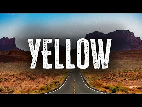Coldplay - Yellow / Lyrics