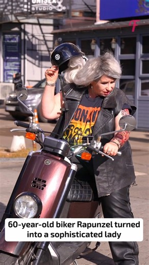 938K views · 3.1K reactions | Biker's Salon Makeover: A Stunning Transformation ‍♀️❤️ Witness the incredible style transformation of a long-haired biker lady in a salon that left her truly impressed. What style change would you make? Share your thoughts and subscribe for more makeovers! #SalonTransformation #NewLook #JoinUs | Fabiosa Hearty | Facebook