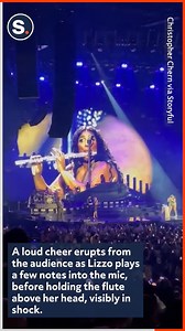 8.8K views · 162 reactions | Lizzo made history at her concert in Washington D.C. when she became the first person ever to play President James Madison’s 1813 crystal flute. | storyful | Facebook