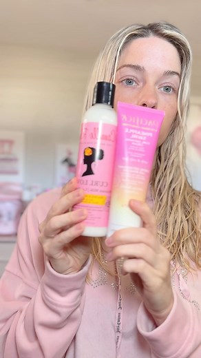 Pink products I’m loving for Dry skin & Dry coarse thick hair & helps with high porosity. PS. The tangle teezer brush makes all the difference. Doesn’t pull! 💗You can shop pics on my store L1nk💖 #pinkbarbie #pinkproducts #pinkbeauty #dayinthelife #Routines #feminineenergy #pink #beautyroutine #ditl #instagood | Nikkipinkbeauty