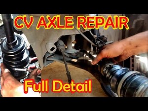How To Repair Drive Shaft/Axle | Axle Boot से Grease Leak Repair | CV Axle Joint Boot Replacement