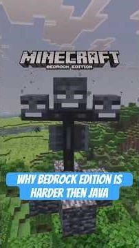 Why Minecraft Bedrock Edition Is Harder Than Java