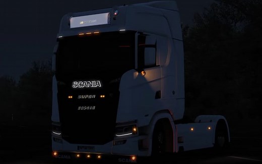 欧卡2Mod：LED卡车灯光包 Euro Truck Simulator 2 Mods - LED Trucklight - ETS2 Mods v1.40