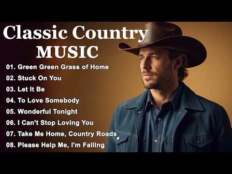 Green Green Grass of Home, Stuck On You, Let It Be | Classic Country Music Timeless 60s 70s 80s