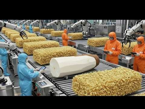 Inside the Modern Noodle Factory | How Noodles Are Really Made Step by Step (Full Process)