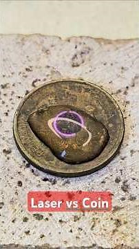 Laser Engraving on a Coin – Just Add Water and See What the Laser Does!