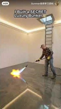 I Built a Secret Luxury Bunker Underground!#building #shots