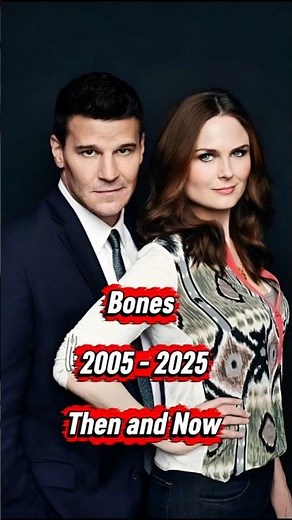 Bones Actors Transformation: Then and Now #shorts #america #bones