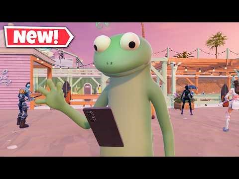 NEW TOM LIZARD Skin Gameplay In Fortnite! (HOPPERS)