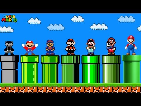 Super Mario Bros., but There Are MORE Custom Pipes for All Mario Characters!