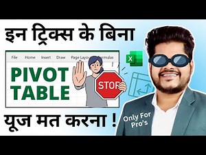 ❌ don't use Pivot Table without knowing these 10 tricks !