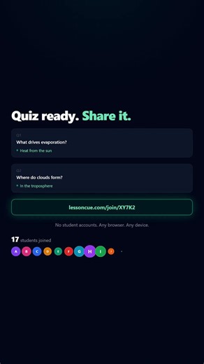Turn your lesson notes into a quiz in 10 seconds ⚡ (Free for teachers)