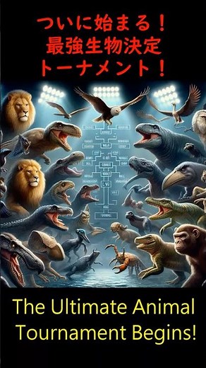 【動物バトル開幕】最強は誰だ！？異種格闘技トーナメント出場者紹介！【Animal Tournament Begins】Who Will Be the Champion!?