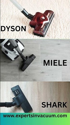 Dyson vs Miele vs Shark Vacuum Comparison #short