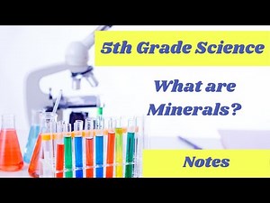 Minerals // 5th grade science online lesson