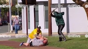 Violent brawl breaks out in an alleged racial dispute in Perth | Daily Mail Online