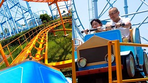 95K views · 189 reactions | Another WEIRD Japanese roller coaster! This one themed to Vintage Cars! You can ride this strange "Wild Mouse"-like coaster at Hamanako Pal Pal in Japan! | Theme Park Review | Facebook