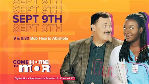 From the genius behind The Big Bang Theory, Two and a Half Men, and Mom comes a new comedy that's full of love and laughter, "Bob Hearts Abishola". Check it out! Starting Sep 9th At 9:00 Pm Only On MOR TV | MOR
