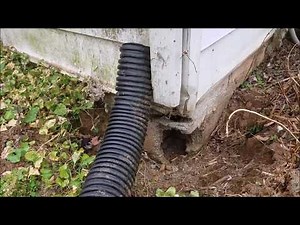 DIY Landlord: Corner Foundation Repair Concrete / Cinder Blocks Disintegrating from Water