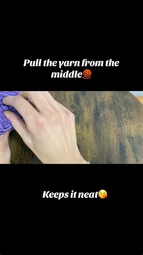 Yarn tip! this helps me a lot😅
