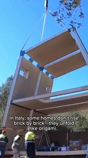 🌍 These origami-style A-Fold houses unfold into full homes in hours, showing how fast, lightweight structures can reshape construction. UI will explore how innovations like this could guide future rapid-build housing. Follow for more. #engineering #innovation #architecture | Undefined Ideas