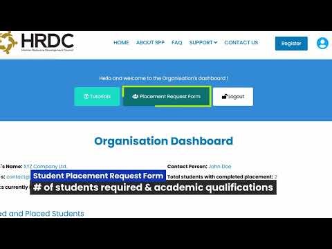 SPP - Organisation's Mentor Registration tutorial