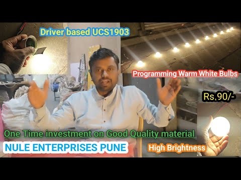 12V Warm White Addressing UCS1903 Driver Based Pixel Led Bulbs and Pixel LED Effects software