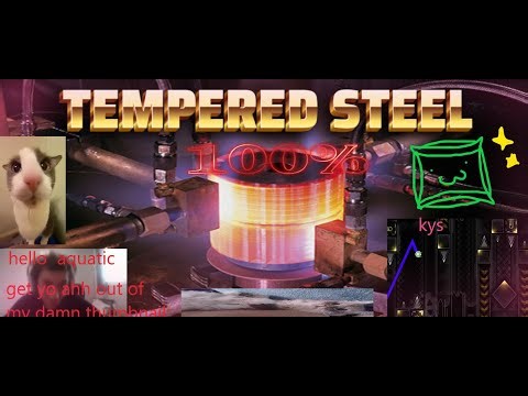 [ SECOND HARDEST ] "Tempered Steel" by ItzHybrid 100% (42nd Extreme Demon) | Geometry Dash