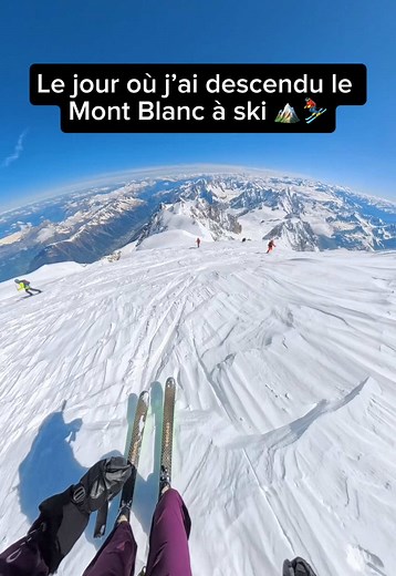 Ascension et descente du Mont Blanc à ski