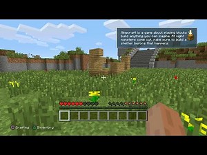 Minecraft: PlayStation 3 Edition (1.04) - Tutorial World Gameplay