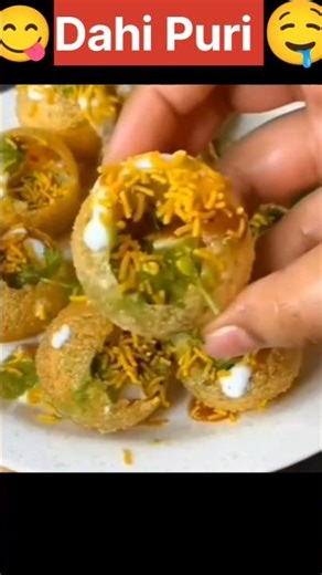 How to make Dahi Puri 🤤| Best Dahi Puri Recipe 😍 | So Saute #shortsDahi Puri