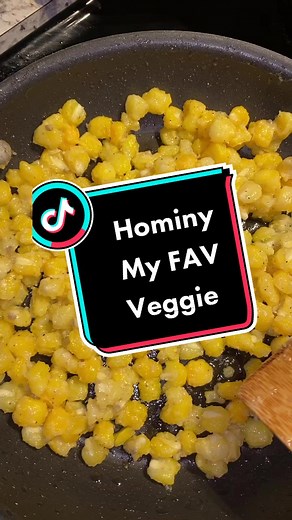 Fried hominy! MY FAVORITE! #recipes #recipesoftiktok #easyrecipe #yum ... | hominy